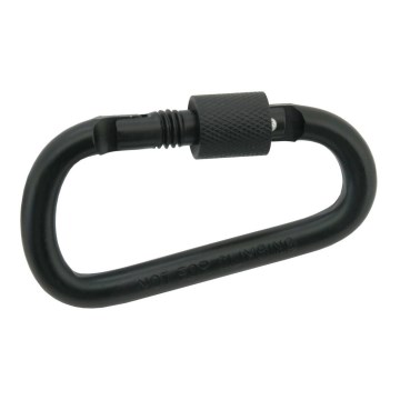 Carabină neagră de aluminiu cu siguranță