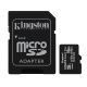Card de memorie MicroSDHC 16GB Canvas Select Plus U1 80MB/s Kingston + adaptor SD