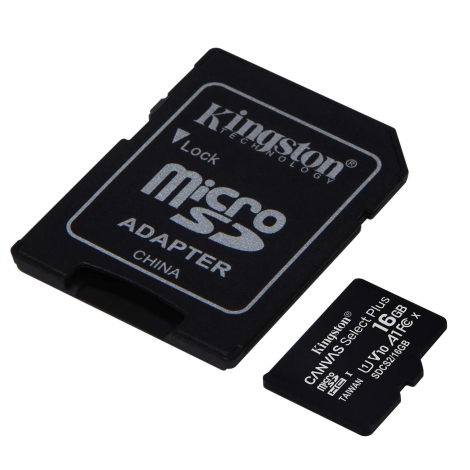 landing Bathroom Awkward Card de memorie MicroSDHC 16GB Canvas Select Plus U1 80MB/s Kingston SDCS2/ 16GB + adaptor SD | Lumin