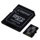 Card de memorie MicroSDXC 128GB Canvas Select Plus U1 100MB/s Kingston + adaptor SD