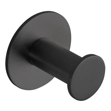 Cârlig 4,5x4,5 cm oțel inoxidabil/negru