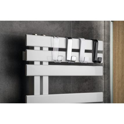 Cârlig de radiator Gedy negru/termoplastic