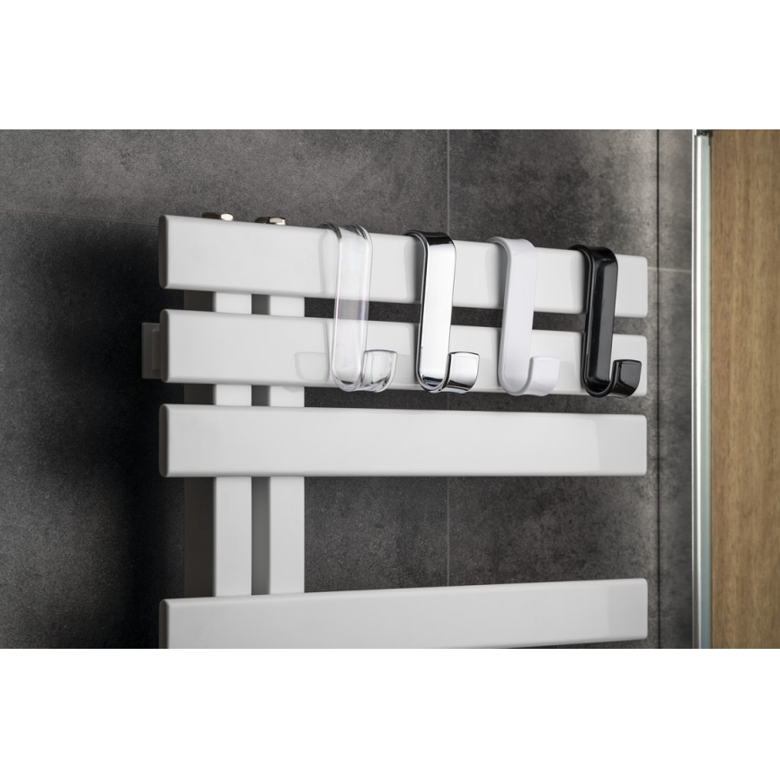Cârlig de radiator Gedy negru/termoplastic