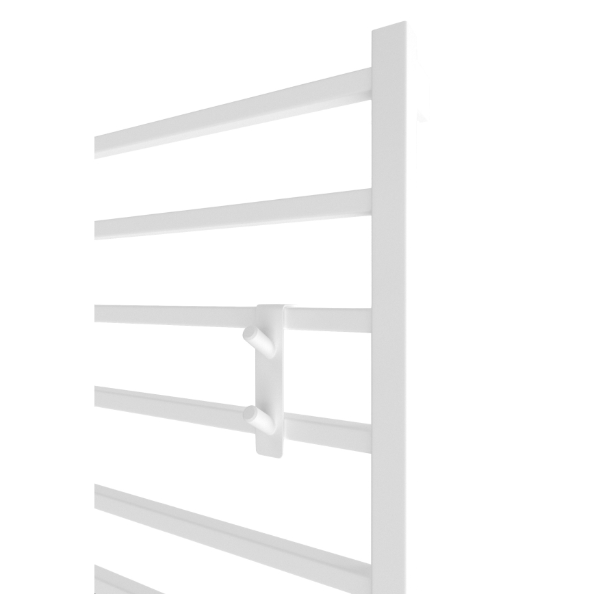 Cârlig pentru calorifer inox/alb