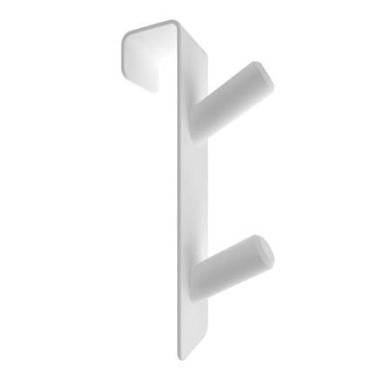 Cârlig pentru calorifer inox/alb