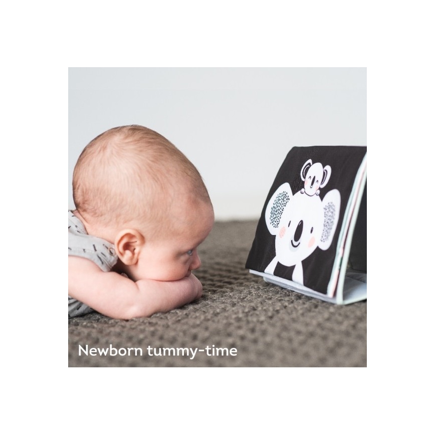 Carte textilă pentru copii cu oglindă koala Taf Toys