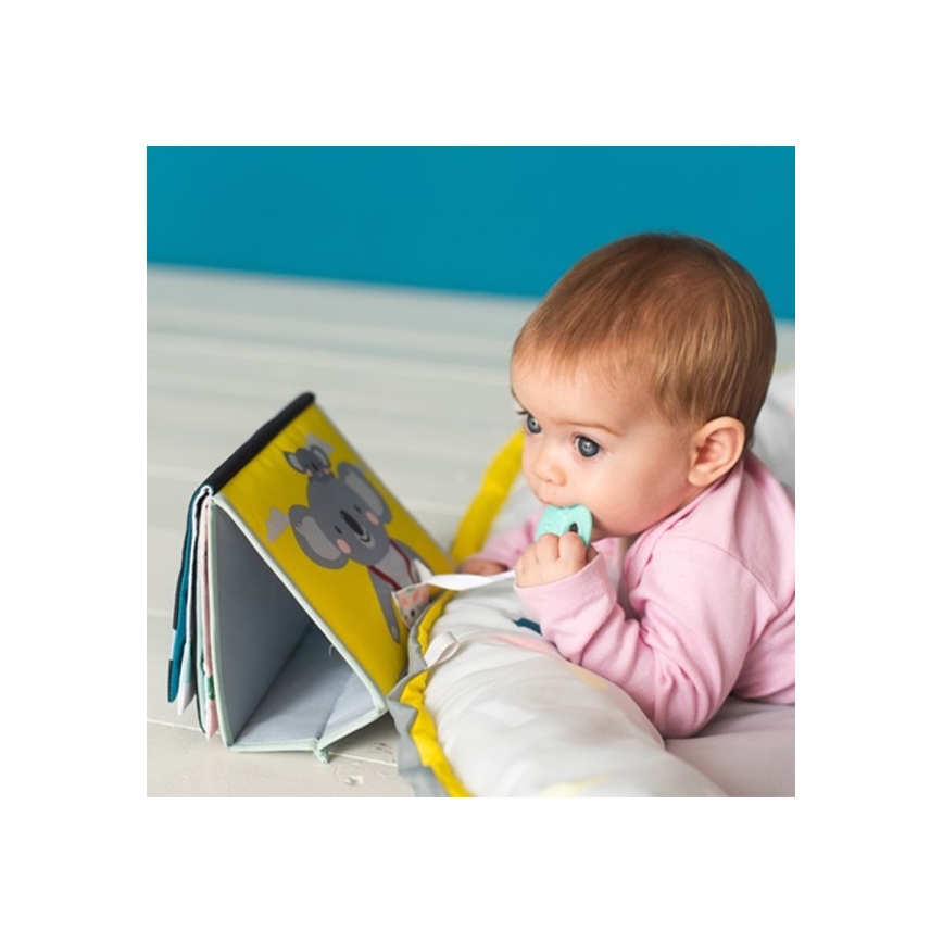 Carte textilă pentru copii cu oglindă koala Taf Toys