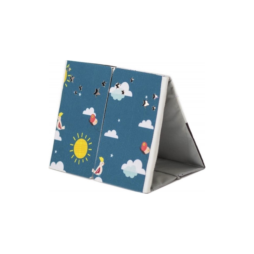 Carte textilă pentru copii cu oglindă, negru Taf Toys