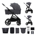 Cărucior de copii combinat 2 în 1 KINDERKRAFT NEA 2 Dark grey
