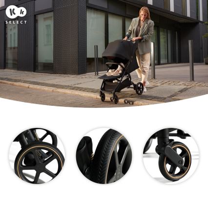 Cărucior de copii KINDERKRAFT SELECT MITZY Ink black
