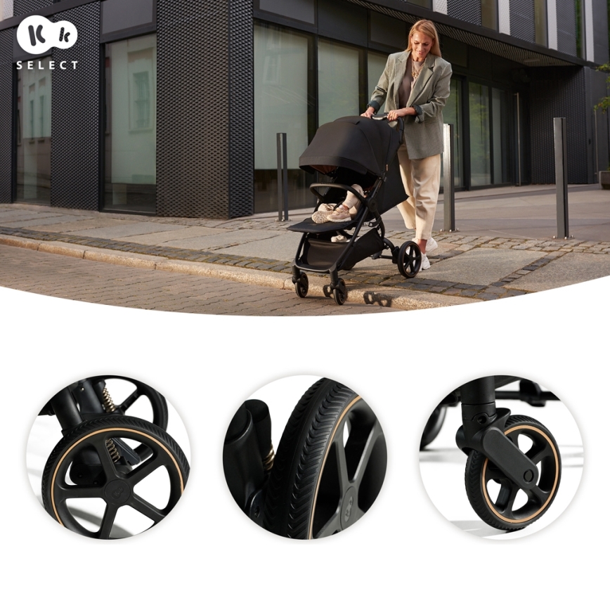 Cărucior de copii KINDERKRAFT SELECT MITZY Ink black