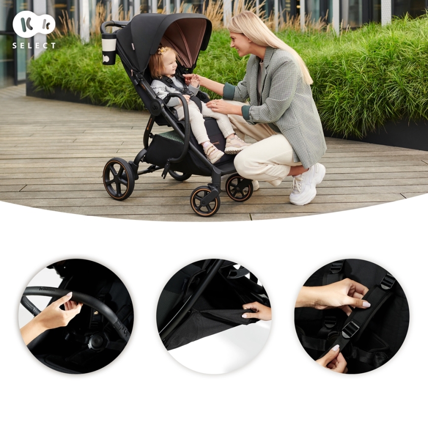 Cărucior de copii KINDERKRAFT SELECT MITZY Ink black