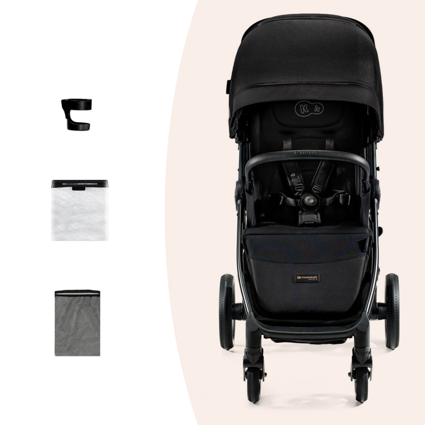 Cărucior de copii KINDERKRAFT SELECT MITZY Ink black