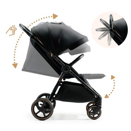 Cărucior de copii KINDERKRAFT SELECT MITZY Ink black