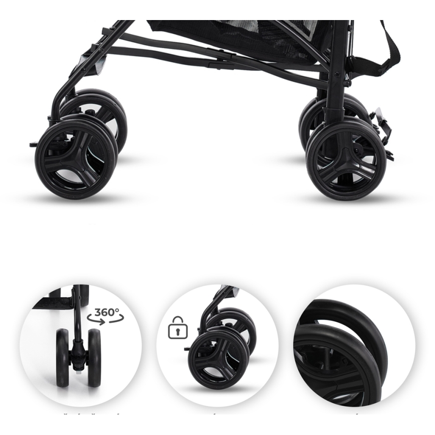 Cărucior de copii KINDERKRAFT TIK Stone grey