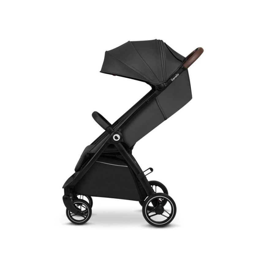 Cărucior Lionelo INGRID gri închis/negru