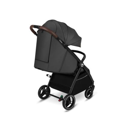 Cărucior Lionelo INGRID gri închis/negru