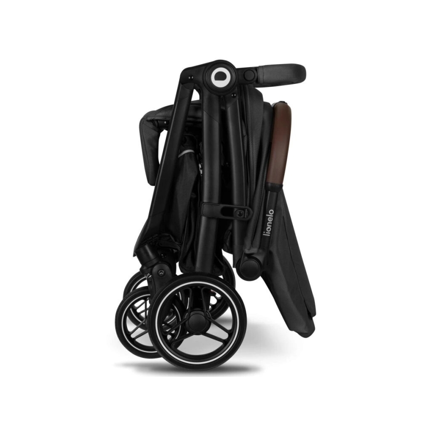 Cărucior Lionelo INGRID gri închis/negru