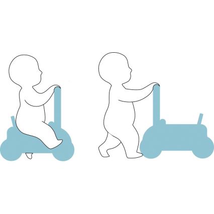 Cărucior multifuncțional din lemn Vilac