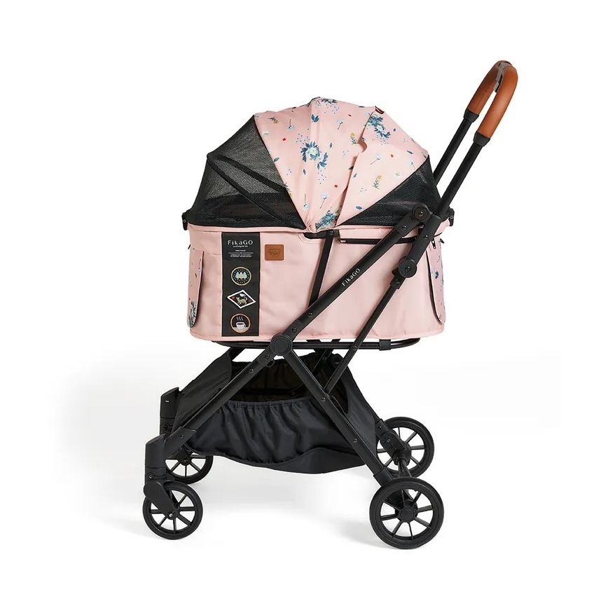 Cărucior pentru câini și pisici Fikago FTG Artic Flower