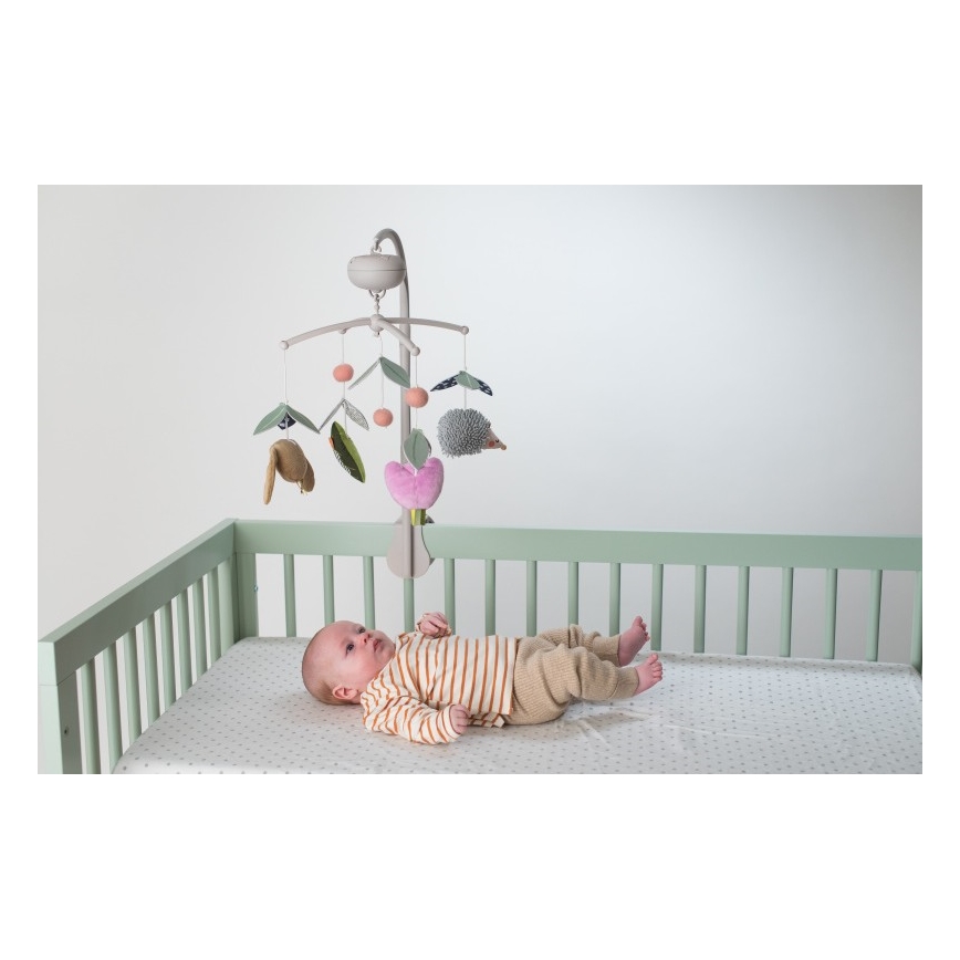 Carusel muzical pentru pătuț Garden 3xAAA Taf Toys