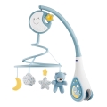 Carusel pentru pătuț cu sunete 3 în 1 NEXT2DREAMS 3xAA albastru Chicco