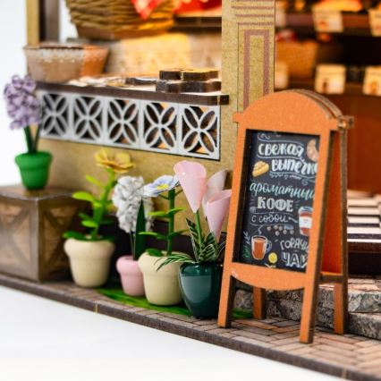 Casă miniaturală 2Kids Toys Brutăria Juliei 2xAAA