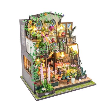 Casă miniaturală 2Kids Toys Casa cu flori a lui Darcy 2xAAA