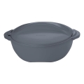 Caserolă alimentară izolată TORO 2 l gri