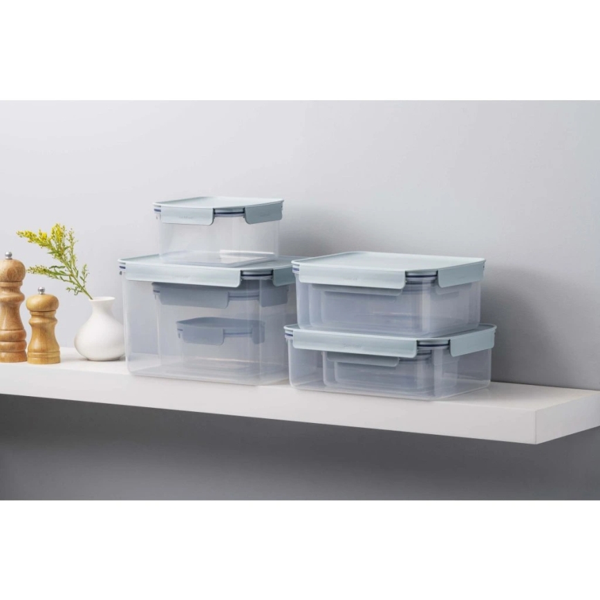 Caserolă pentru alimente CLASSIC PLUS 385 ml albastru/transparent