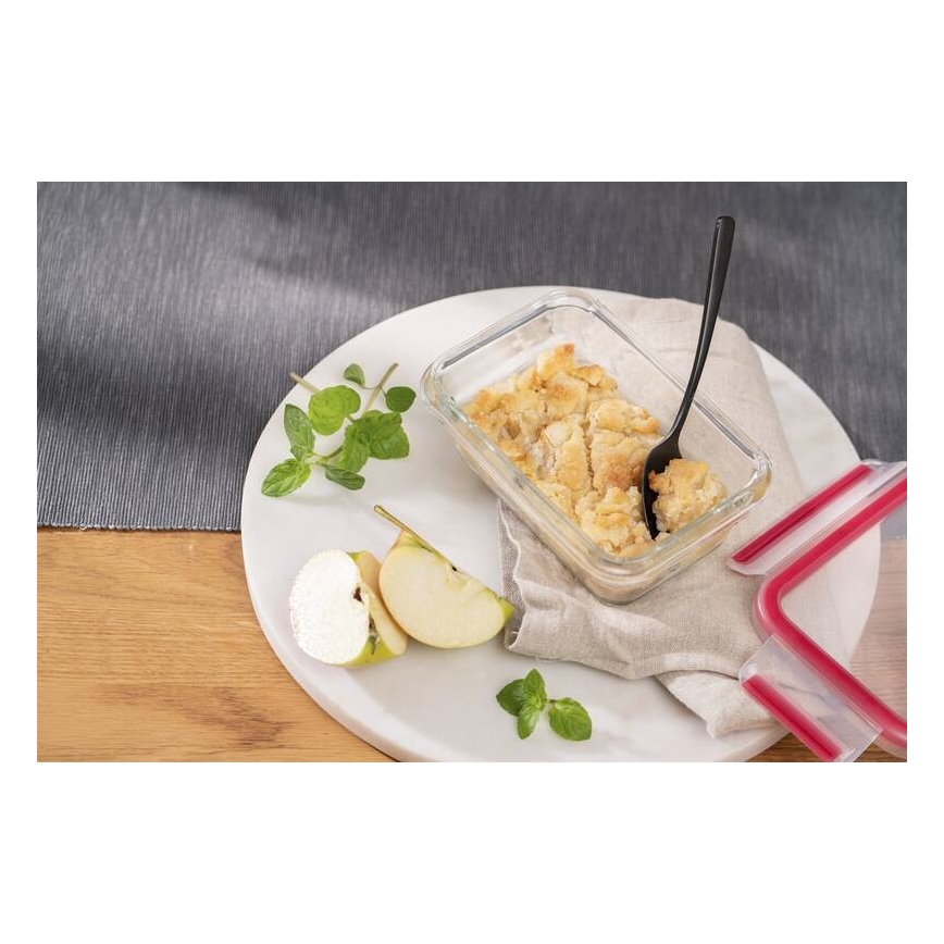 Caserolă Tefal 0,45 l MSEAL GLASS roșu/sticlă