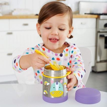 Caserolă termică cu lingură/furculiță ZOO 325 ml inorog Skip Hop