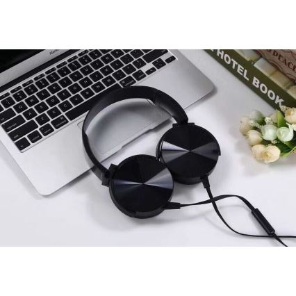 Căști cu fir și microfon, conector mini-jack