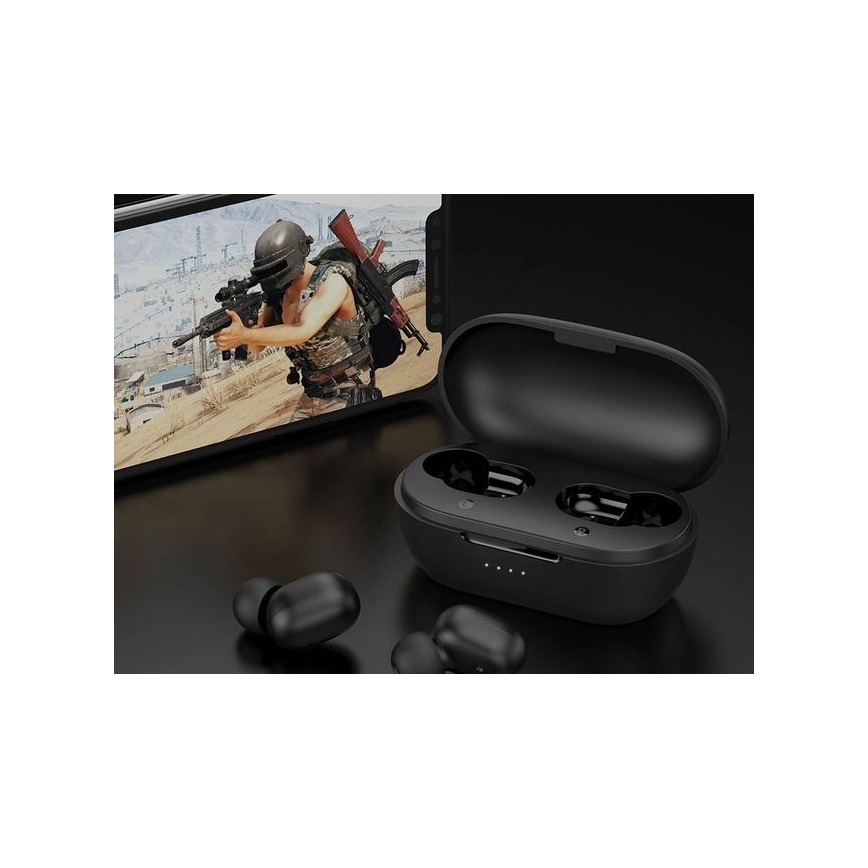 Căști fără fir impermeabile GT1 Pro Bluetooth negre Haylou