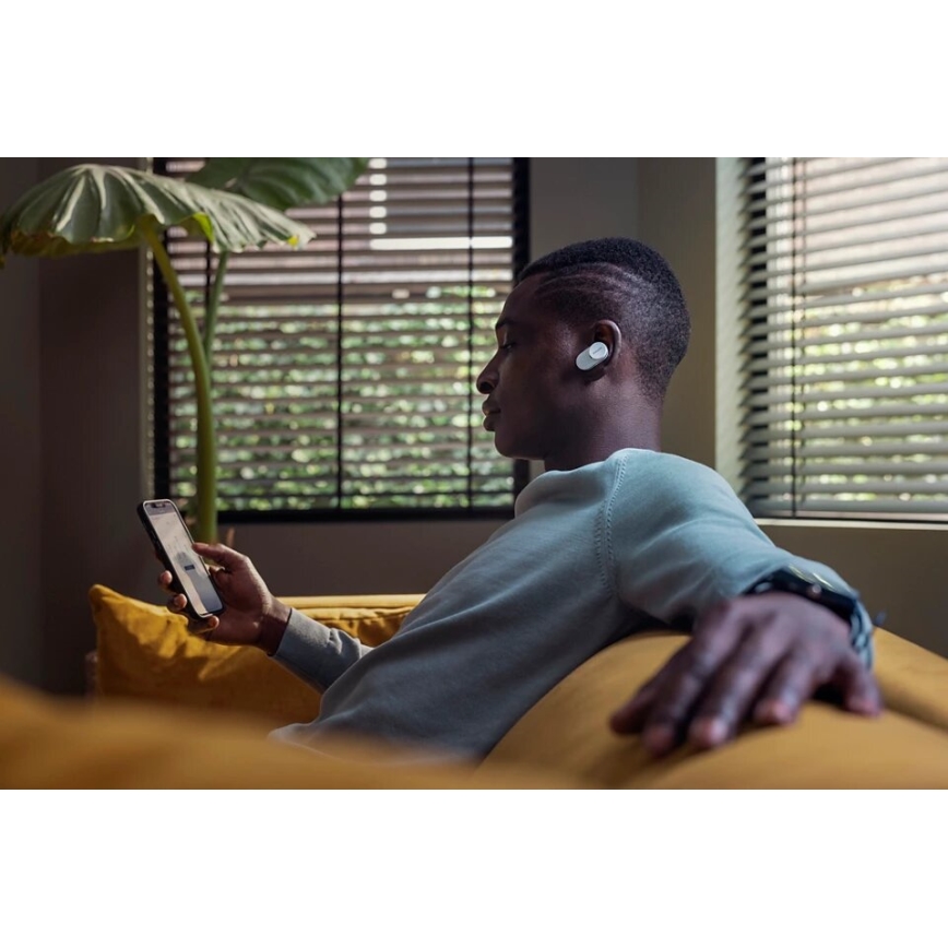 Căști fără fir Philips T1WT/00 IPX4 2x 60 mAh + 650 mAh argintiu