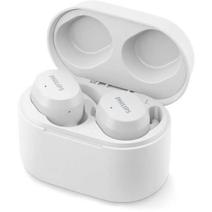 Căști fără fir TWS Bluetooth IPX5 albe Philips TAT3216WT/00