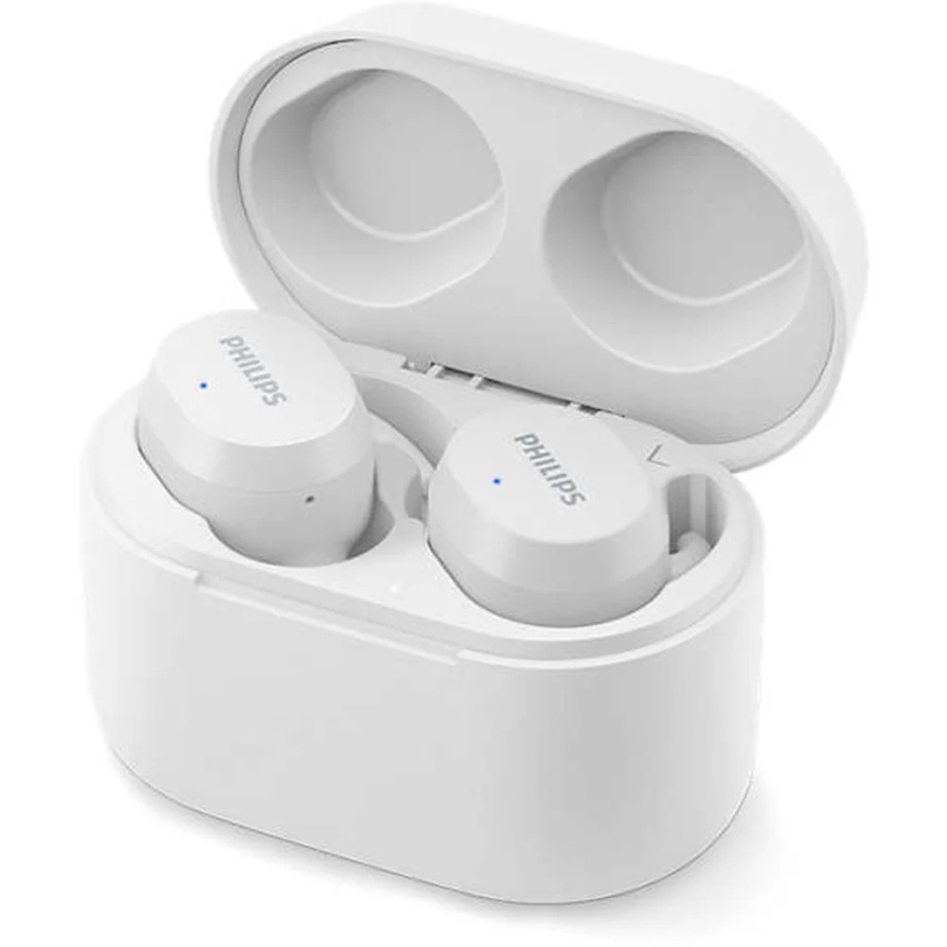 Căști fără fir TWS Bluetooth IPX5 albe Philips TAT3216WT/00
