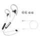 Căști intraauriculare Bluetooth cu microfon albe/negre Philips TAA4205BK/00