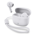 Căști wireless 250 mAh + 2x 30 mAh, albe