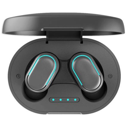 Căști wireless rezistente la apă Bluetooth 45 mAh, negre