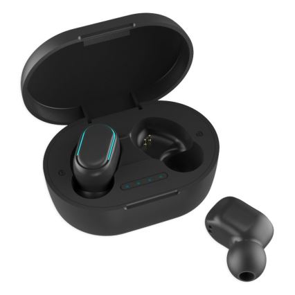 Căști wireless rezistente la apă Bluetooth 45 mAh, negre