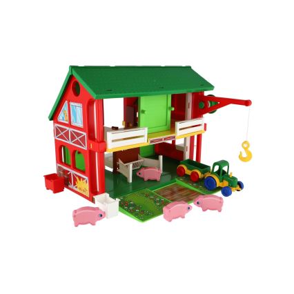 Căsuță de fermier cu accesorii