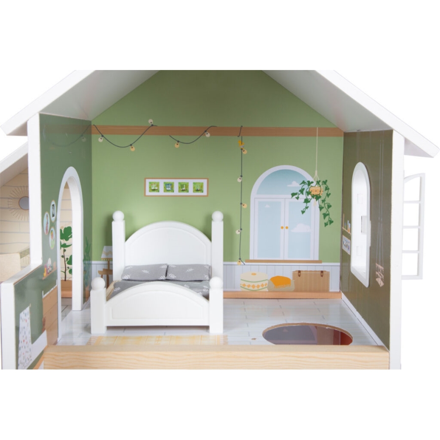 Căsuță din lemn pentru păpuși, vilă Small Foot