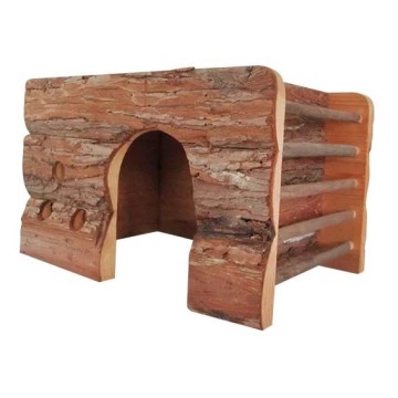 Căsuță din lemn pentru rozătoare Nobleza 25x40x29cm