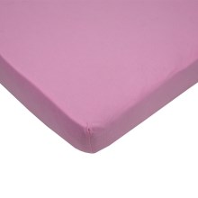 Cearșaf impermeabil extensibil cu bandă elastică JERSEY 120x60 cm roz EKO