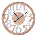 Ceas de perete 1xAA, diametru 60 cm, bej/alb
