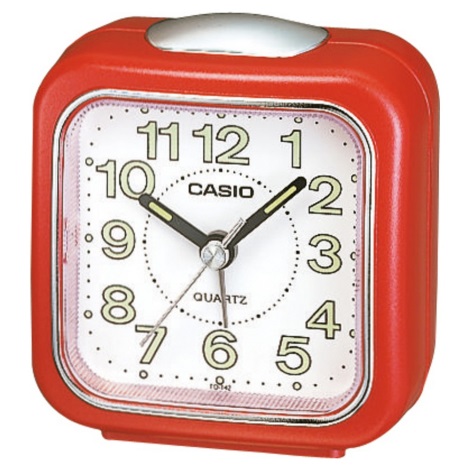 Ceas deșteptător 1xAA roșu/alb Casio