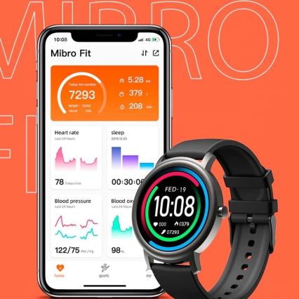Ceas inteligent Xiaomi Mibro Air Bluetooth IP68 negru