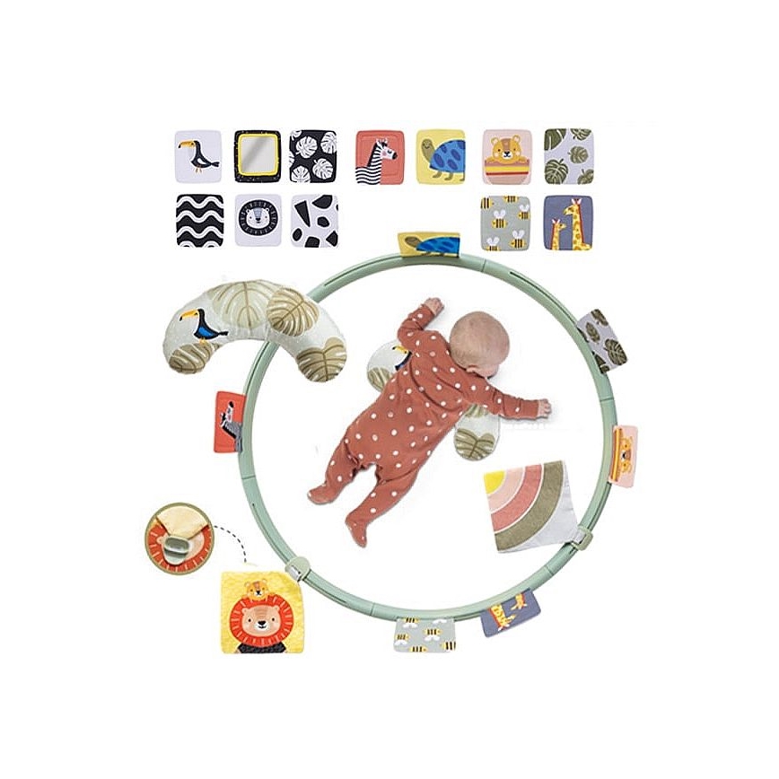 Cerc pentru joaca pe burtică d. 90 cm savană Taf Toys