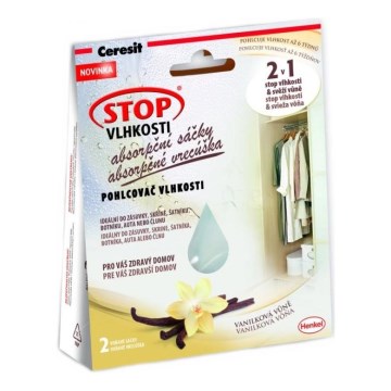 Ceresit - Sachete absorbante 2 x 50 g, vanilie